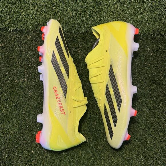 Adidas x Crazyfast Pro FG Solar Energy Pack Yellow Soccer Cleats Size 8.5 - Picture 4 of 7
